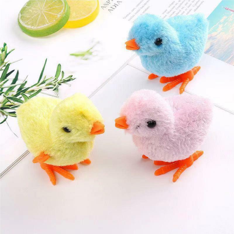 Cute Chicks Shape Wind Up Toys for Children, Plush Animals, Clockwork, Walking Educational Toys, Classic, Funny, Xmas Gifts