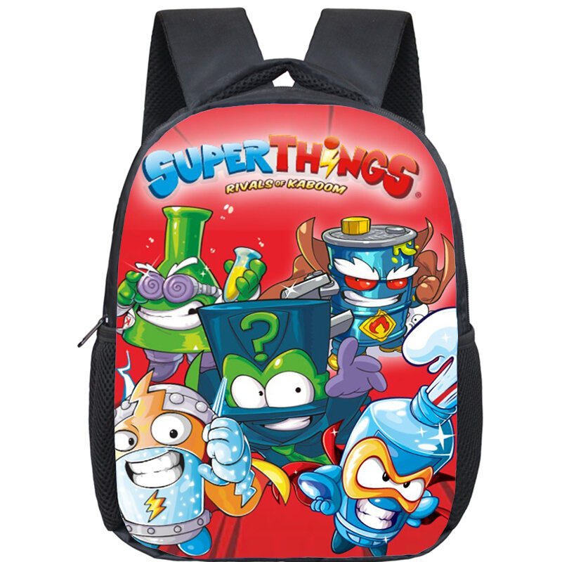 Superrzeczy dla dzieci torba z nadrukiem Super rzeczy torby szkolne dla chłopców dziewczynek kreskówka plecaki przedszkolne plecaki do opieki nad dziećmi