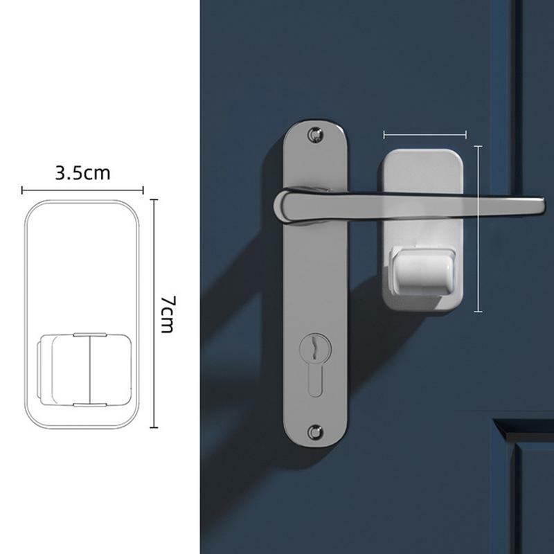 Household Door Lever Lock Toddler Home Door Lever Locks For Safety Child Safety Guards For Cabinets Doors Bedroom Drawers
