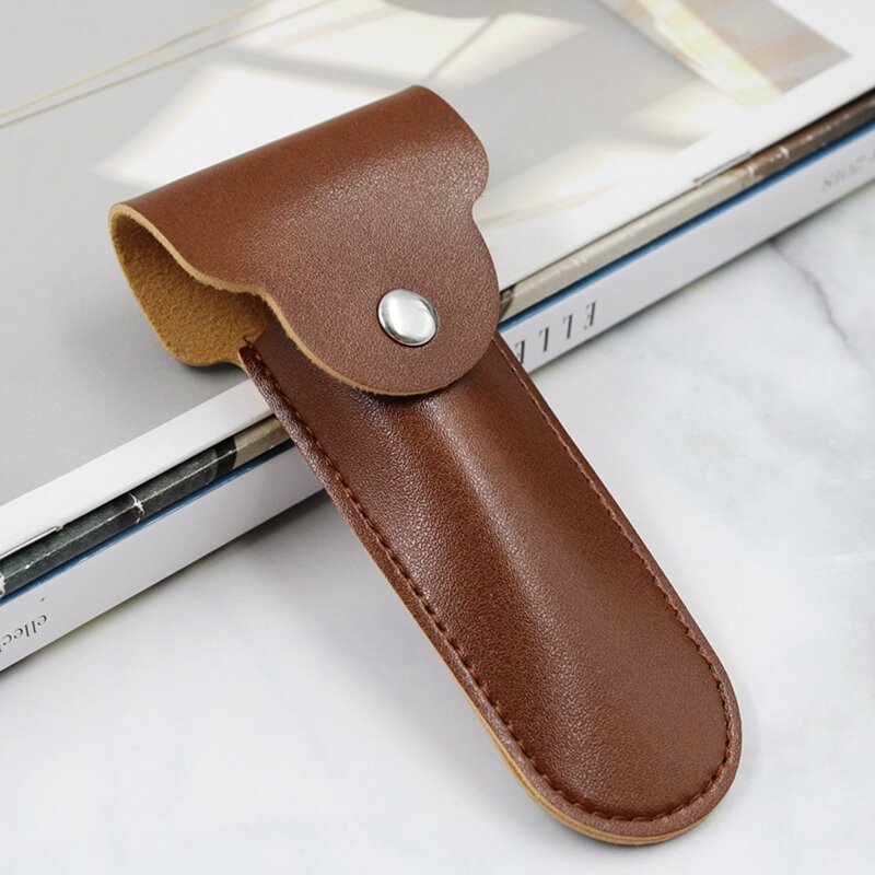 Portable PU Leather for Razor for Case Travel for Razor Holder Storage for Manual Double Safety Razors