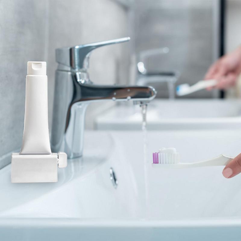 Tabung rol Manual pasta gigi pemeras kosmetik Dispenser pembersih wajah pemegang aksesori kamar mandi menolak alat limbah