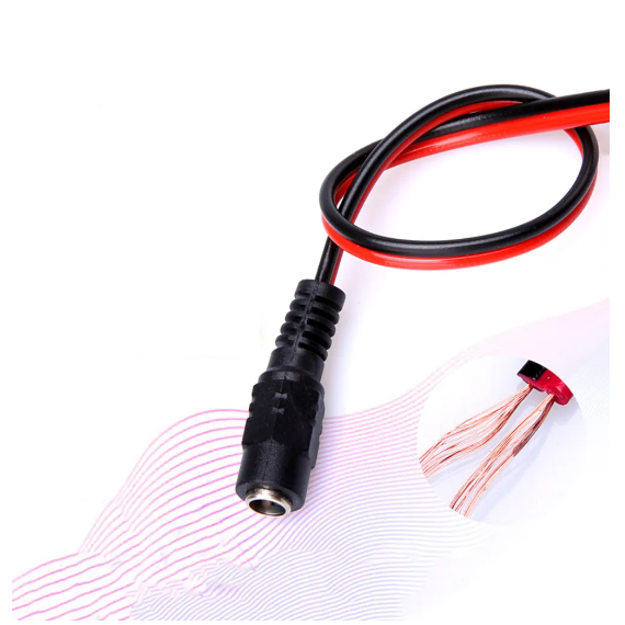 5,5x2,1mm Stecker und Buchse Netz kabel 12V 24V DC Netzteil Pigtail Kabel buchse für CCTV-Kamera Anschluss Verlängerung kabel