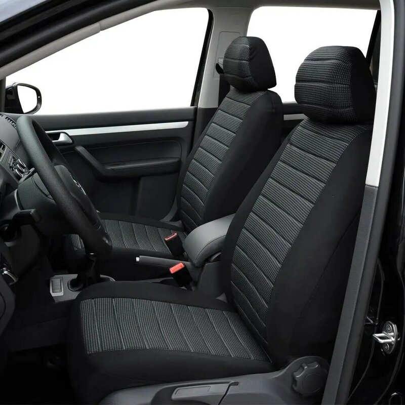 Set sarung jok mobil Universal, Set kain untuk sebagian besar sedan SUV truk pelindung kursi mobil penutup depan dan belakang