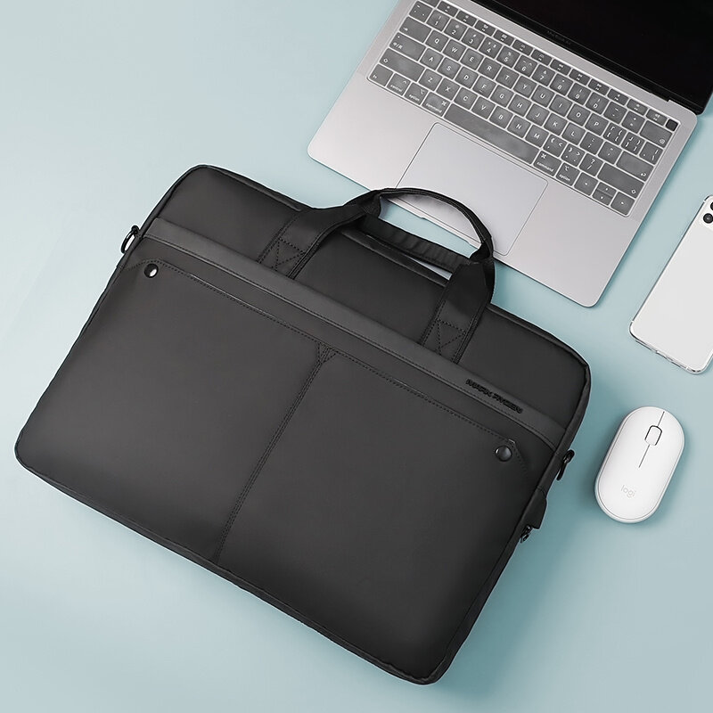 MARK RYDEN-bolsa para ordenador portátil para hombre, maletín de mano para documentos de negocios, 14 "/15,6"