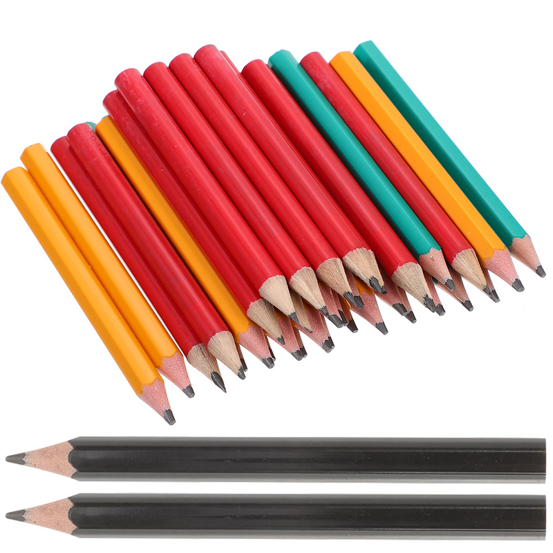 짧은 드로잉 연필, 작은 아이, 유아 연필 스케치, 흑연, 어린이 쓰기, 짧은 연필, 60 개