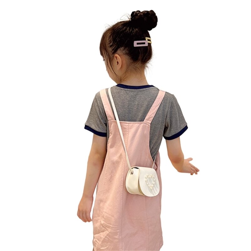 Mini torba kwadratowa dla dziewczynki Torba na ramię typu Princess magnetyczną klamrą. Modna torba