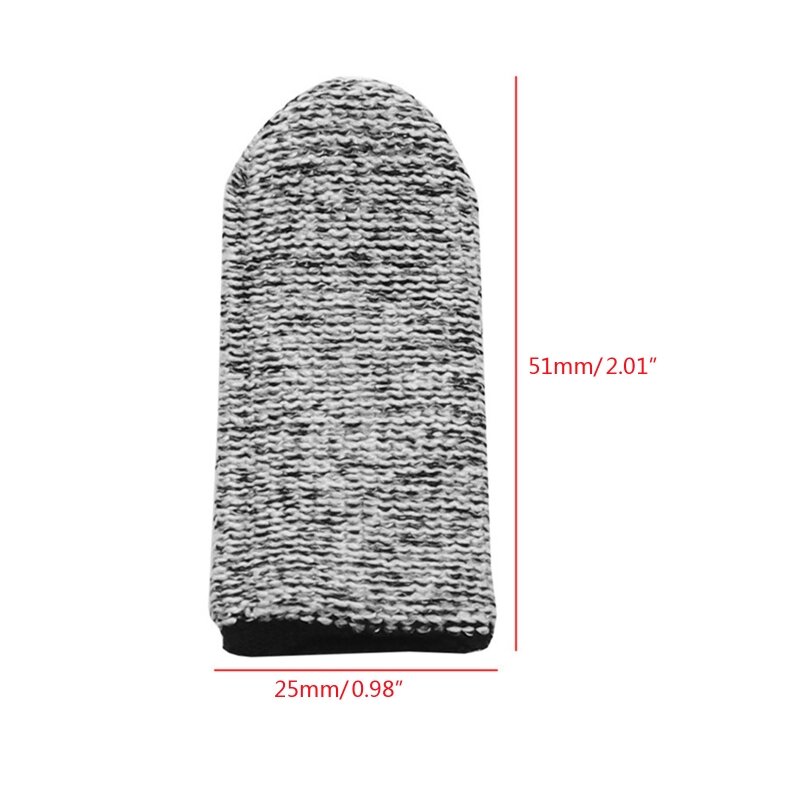 367D 10PCS Finger Cots Cut Resistant Protector Finger Covers for Kitchen Sculpture