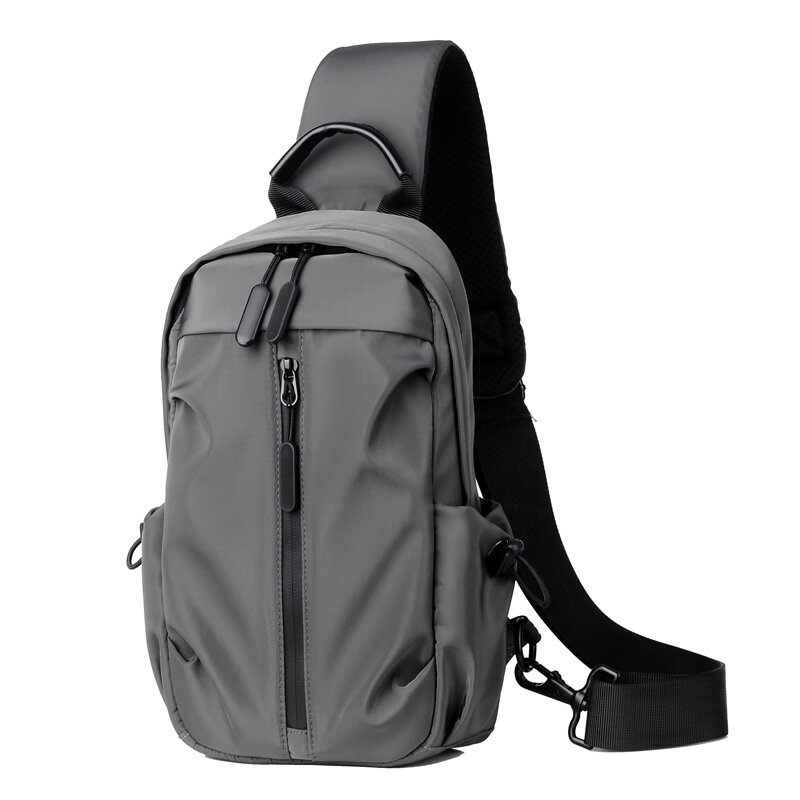 Холщовая нагрудная сумка для мужчин, повседневная дорожная сумочка на ремне, модные мужские сумки через плечо, многофункциональная поясная сумка