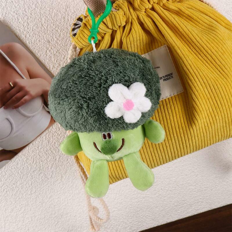 Kawaii zielony piękny słodki pluszowy wisiorek ozdoba torby zabawka lalka warzywny brelok