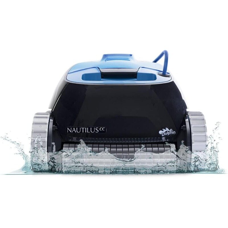 Dolphin Nautilus CC 로봇 수영장 진공 청소기, 벽 등반 스크러버 브러시, 최대 33 FT, 16.38 "L x 16.77" W x 8.97 "H