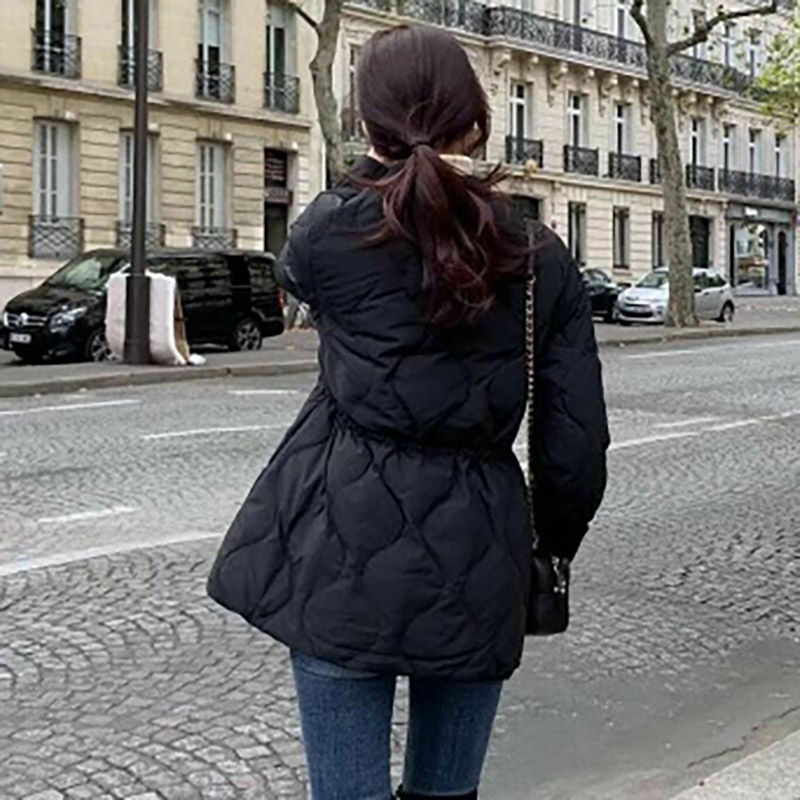 여성용 초경량 패딩 롱 다운 재킷 파카 트렌드 트렌치 코트, 매우 따뜻한 겨울 2024
