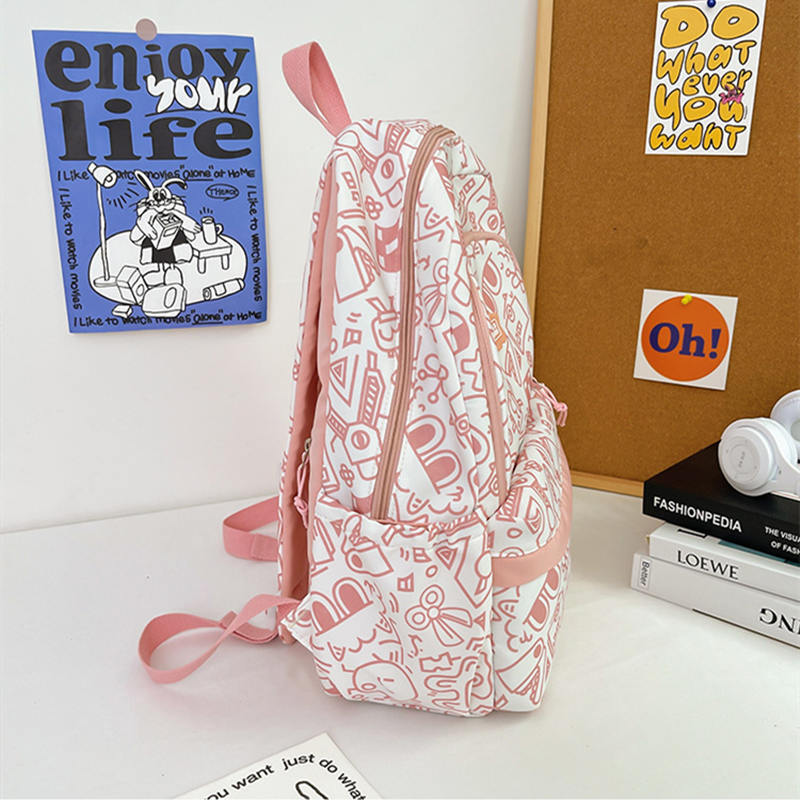 New Casual Nylon Waterproof Bags For Women School Backpack For Teenagers Girls Travel Backbag Mochilas Female Bookbag