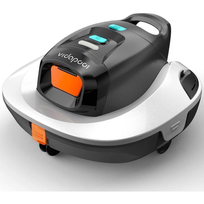 Sem fio Robotic Piscina Aspirador, Portátil Auto Piscina Limpeza com indicador LED, Tecnologia Self-Parking