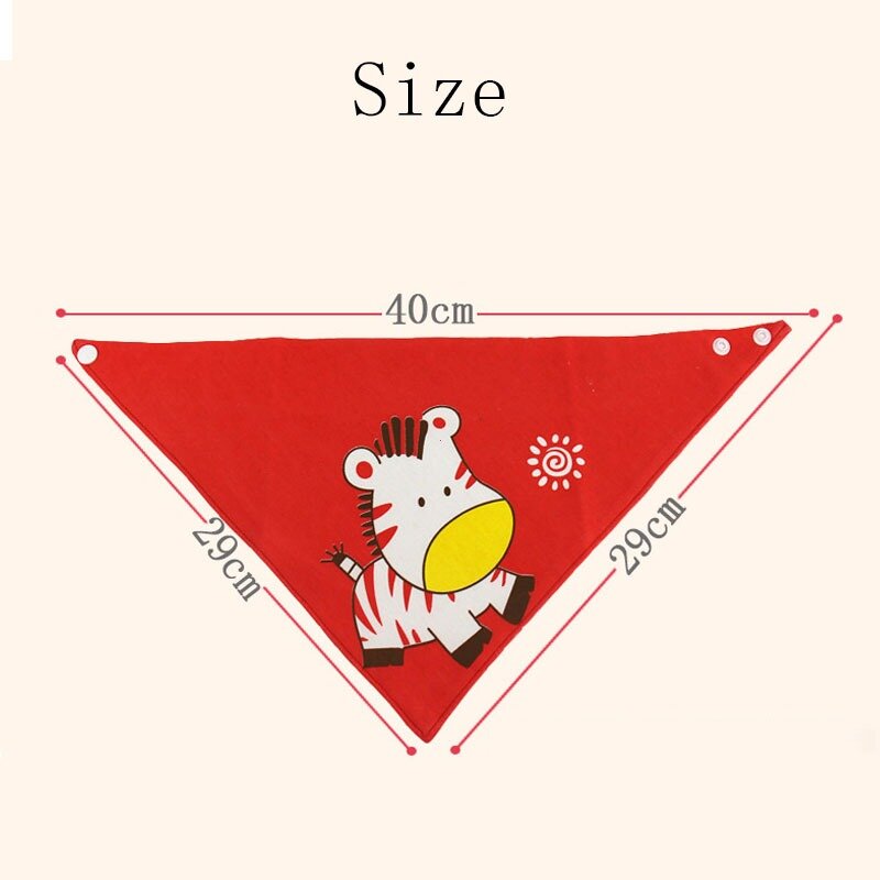 Syal segitiga katun untuk bayi, 5 buah syal segitiga katun murni tahan air kain penyerap untuk bayi baru lahir laki-laki dan perempuan