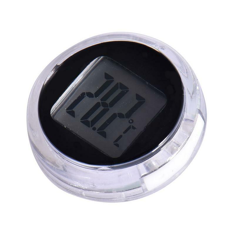 Motorcycle Digital Thermometer | Waterproof Durable Thermometer | Clock Motorbike Interior Watches Instrument Accessories