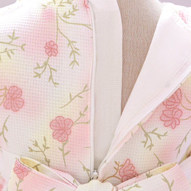Robe d'Été à Imprimé Floral pour Bébé Fille, Tenue de Soirée pour Premier Anniversaire, Bal de Promo, Vêtement pour Nourrisson