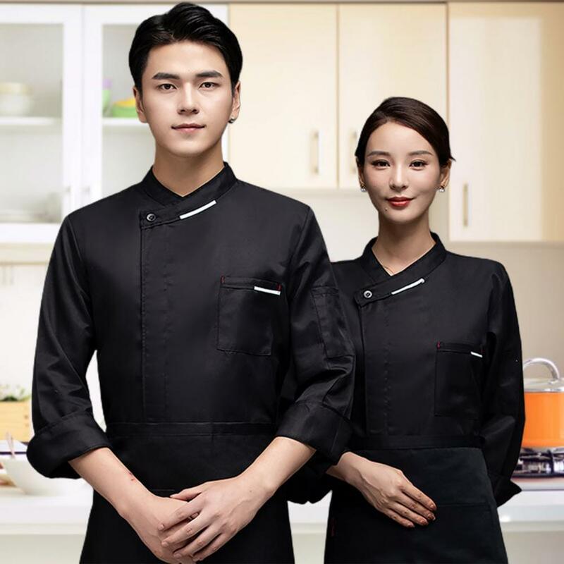 Koszula deserowa jednorzędowa szefowa kuchni Top mężczyźni kobiety koszula szefa kuchni ciast Clothes