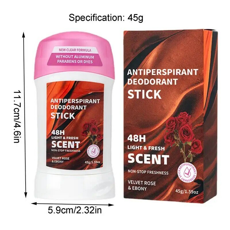 Desodorantes y antitranspirantes, palo de protección contra el sudor y el olor, antitranspirantes