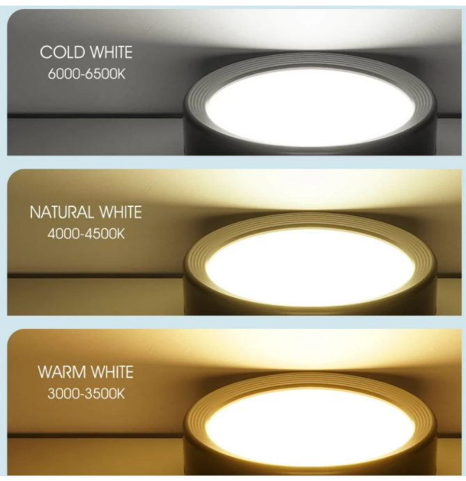 Lámpara LED de techo moderna y colorida, foco montado en superficie, 3W, 5W, 7W, 9W, 12W, luces ultradelgadas para dormitorio y sala de estar, 220V