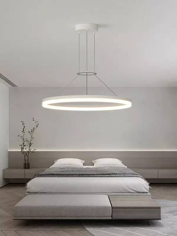 Plafonnier LED Suspendu au Design Minimaliste Moderne, Éclairage d'Nik, Luminaire Décoratif de Plafond, Idéal pour un Salon, une Chambre à Coucher, une Salle à Manger ou une Cuisine
