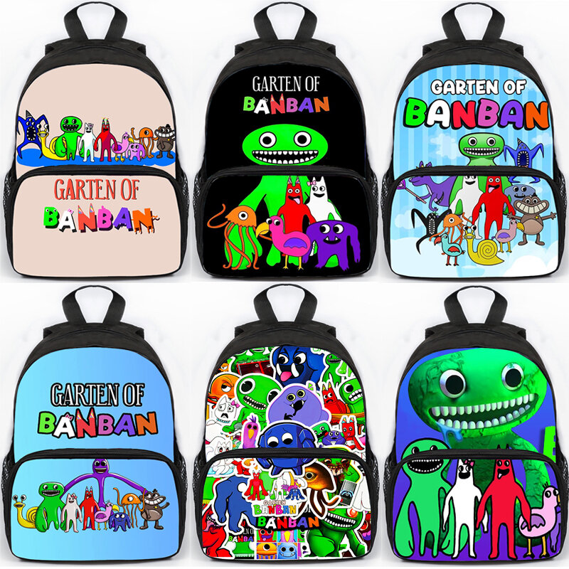 Garten of Banban Game School Bag para crianças, mochilas para alunos do ensino primário, mochila de viagem de alta qualidade