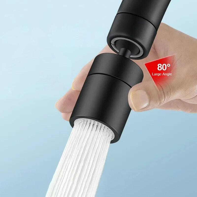 Ajustável Kitchen Faucet Spray Head Filter, 360 ° Rotary Splashback Tap, Bico Bubbler, Torneira de pia de cozinha Aerador, Novo, 2 modos