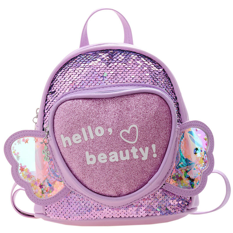 الأميرة المدرسية للأطفال ، حقيبة ظهر عادية صغيرة ، قلب الخوخ لطيف ، صغيرة ، رياض الأطفال ، والأزياء