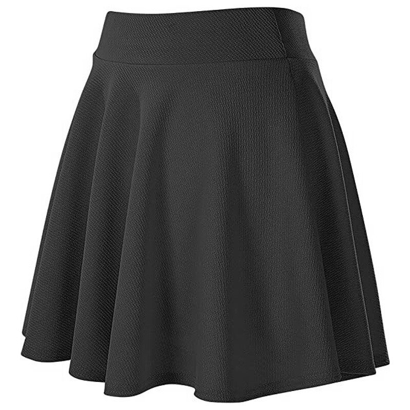 Rok setengah A-line wanita, pakaian olahraga kasual rok pendek perempuan musim semi 2024