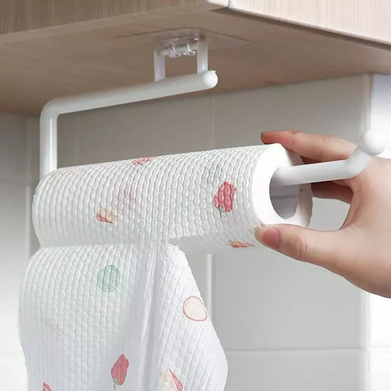 Küchen taschentuch halter hängen Toiletten papier halter Papier halter Handtuch halter Küche Bad Schrank tür Haken halter Veranstalter