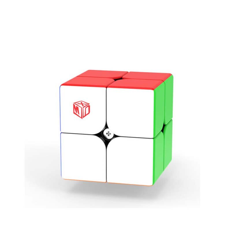 Магнитный магический скоростной куб QiYi XMD Flare 2x2, профессиональный пазл без наклеек, фиджет-игрушки Qiyi X-MAN Flare 2 м, волшебный куб