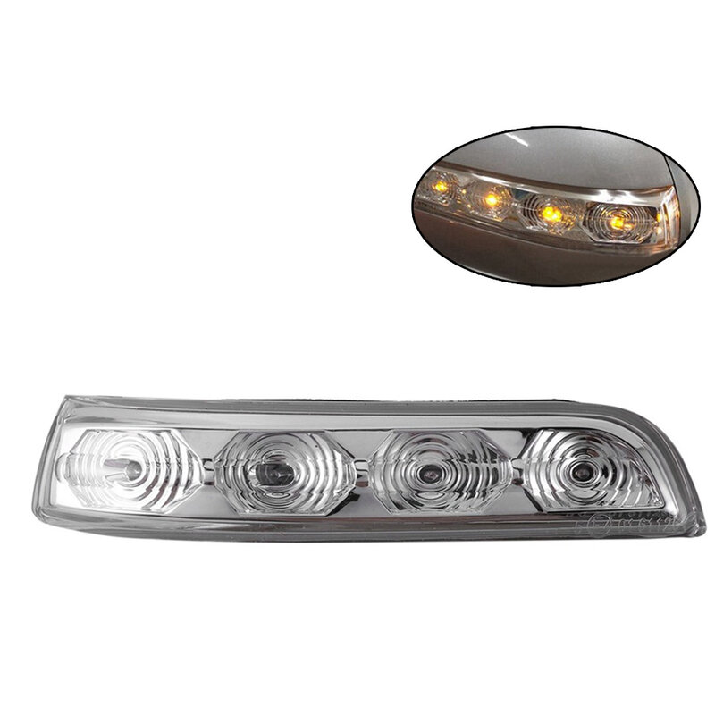LED Espelho Retrovisor Lado Esquerdo, Turn Signal Lights, Auto Peças, Amber Acessórios para Carro, Plástico, Novo, 876132L600