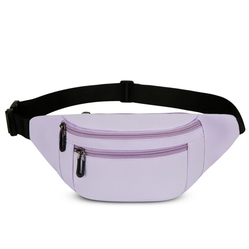 Waist Bags for Women Oxford Leisure Solid Color Shoulder Crossbody Bag Chest Bag All-match Messenger Belt Bags