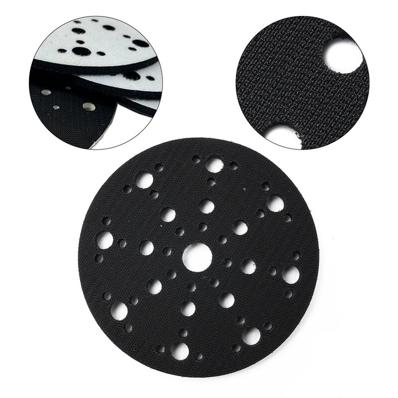 6Inch 150mm 48-Holes 5mm Soft Sponge Interface Pad For Backing Pads Buffer Sander Polisher Tools Accessories