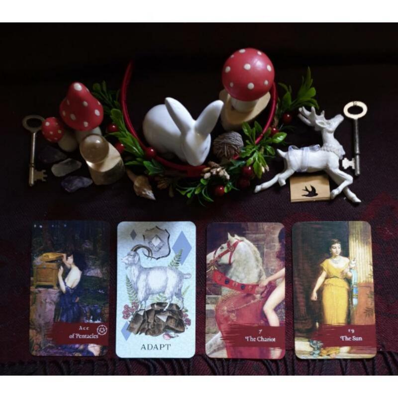 Cartas del Tarot de la hermosa venganza, cartas de 10,3X6cm, 78 piezas