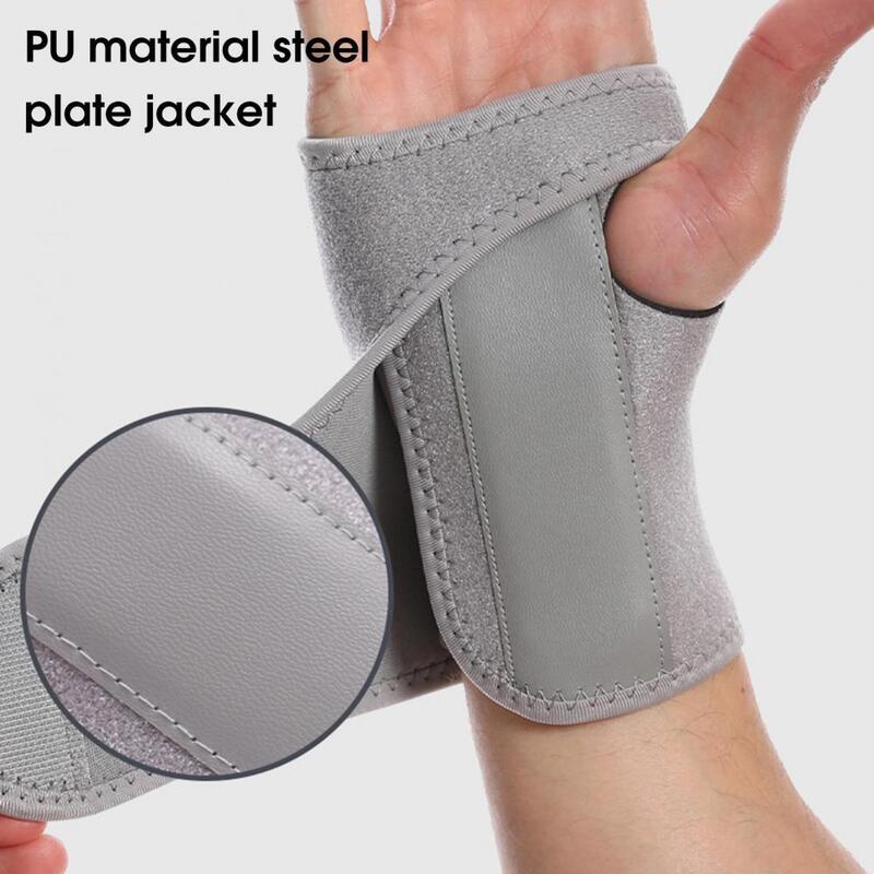 1 pçs ajustar pulseira de aço suporte de pulso cinta de pulso suporte de mão suporte de pulso dedo splint túnel carpal síndrome