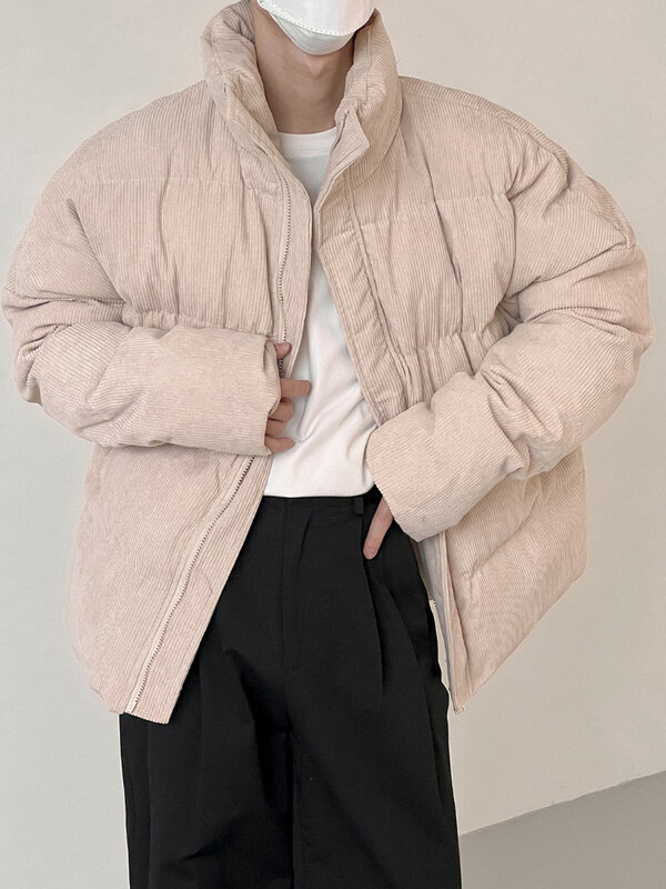 Winter Parka 'S Mannen All-Match Populaire Mode Warme Lange Mouwen Koreaanse Stijl Knap Temperament Casual Heren Kleding Streetwear