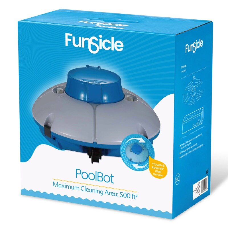 Urządzenie do czyszczenia basenu robotów typu Funsicle, do użytku naziemnego i basenów naziemnych, dla dorosłych