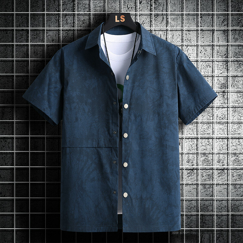 Camisa de manga curta estampada masculina, grande, Hip Hop, designer casual, verão, alta qualidade, venda quente, plus size 8XL, 7XL