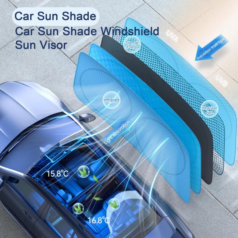 UV Protection Reusable Summer Car Windshield Cover Sun Shade Visor Protector Interior Accessories