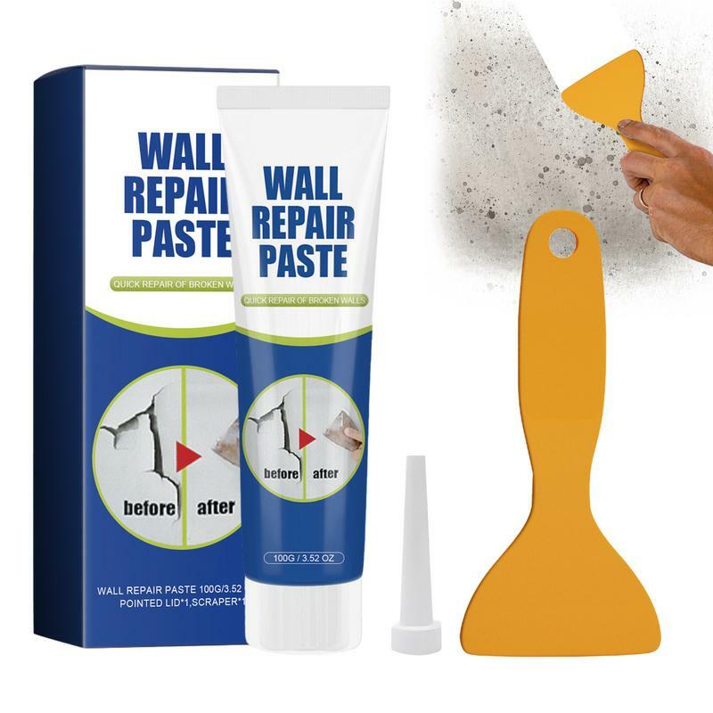 100g środek do naprawy ścian krem do naprawy farbą do skrobaków ważny odporny na formowanie pęknięcie szybkoschnący biały plaster