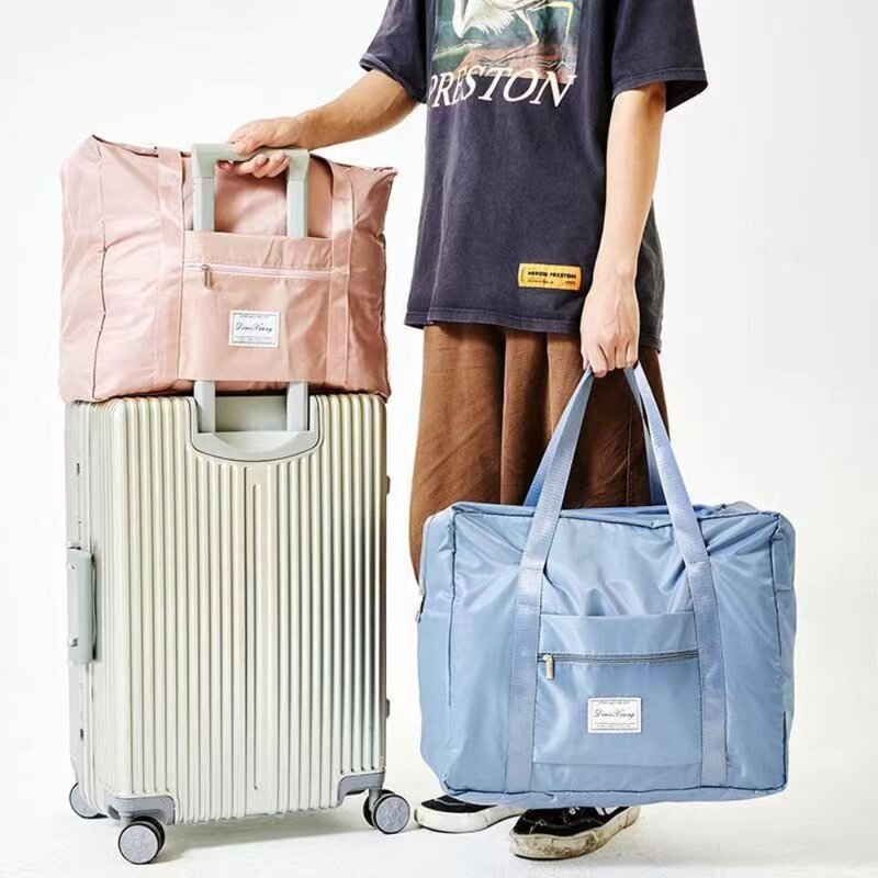 Дорожные сумки для женщин, дамская сумочка для хранения на короткие расстояния, легкая водонепроницаемая модная женская однокомнатная сумка большой вместимости