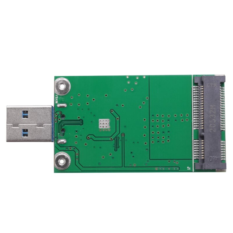 Tarjeta adaptadora MSATA a USB 3,0, adaptador MSATA SSD, unidad de disco USB, tarjeta de conversión