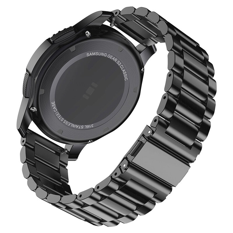 Ремешок металлический для Huawei Watch GT/2/3/Pro, браслет из нержавеющей стали для Huawei Watch 46 мм 42 мм/Samsung Watch 3/4/5, 20 мм 22 мм