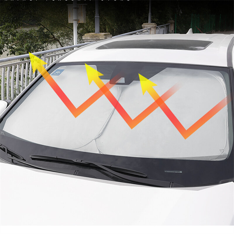 For Volkswagen VW Tiguan Mk2 2016-2023 Car Nano-Insulat Windshield Sunshade Front Window Sun Shade Visor Interior Accessories