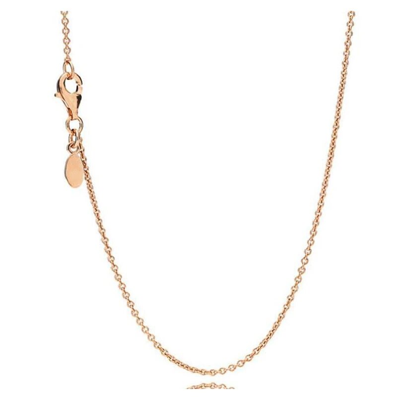 Elegante 925 Sterling Silber fit original einfache Mode Halskette geeignet für Frauen täglich all gegenwärtigen hohen Schmuck Geschenke