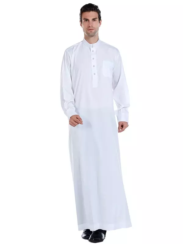 男性、イスラムの服、ラマダンのドレス、長い透明な生地のアラビア風のドレス