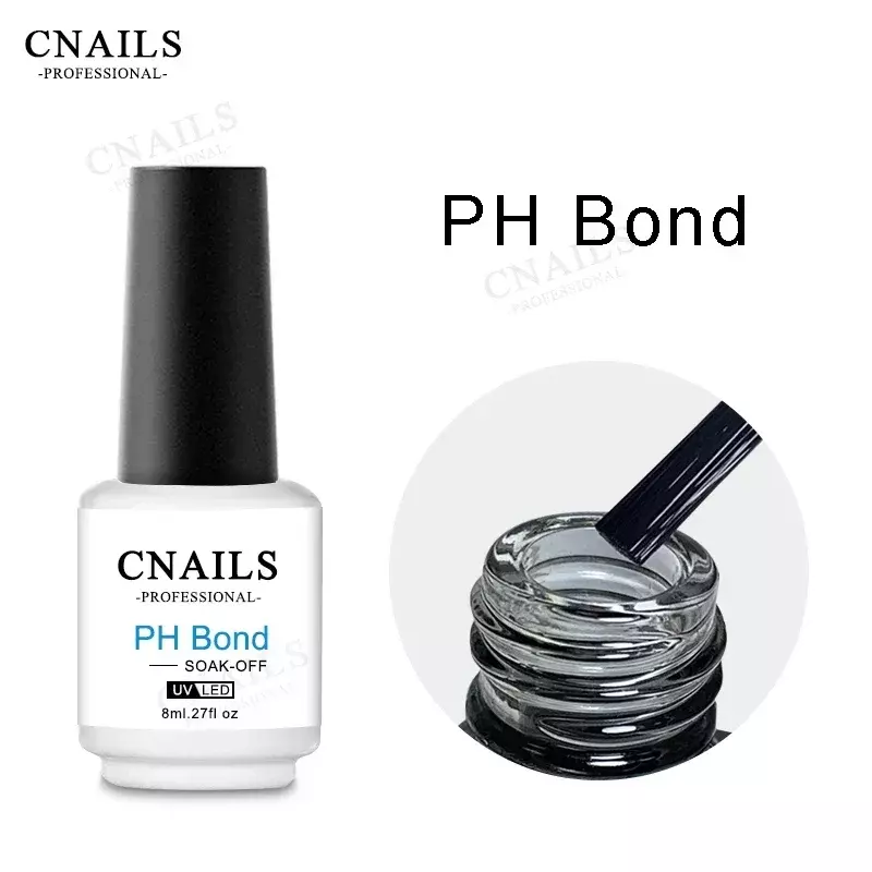CNails płaszcz podstawowy PH Bond długotrwały wzmocniony żel wielofunkcyjny jędrność niska lepka lakier do paznokci odwadniacz do paznokci