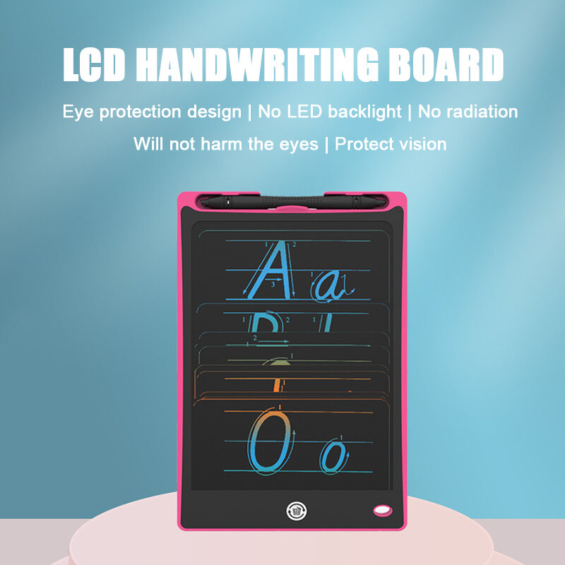 لوحة الكتابة اليدوية الإلكترونية LCD للأطفال ، رسم يدوي ذكي للكتابات ، من من من من نوع LCD ، في ، 10 في ، 12 في