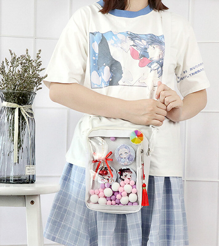 Cute Doll Crossbody Bag Harajuku Kawaii Itabag Small Shoulder Ita Bag