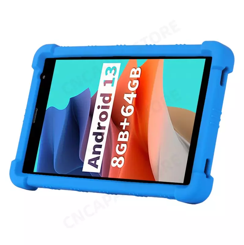 Capa de silicone macia para PROITOM Tronpad B8, NEWISION VOLENTEX L8 Case, 8 "Tablet PC Protector, Funda com 4 Airbags à prova de choque